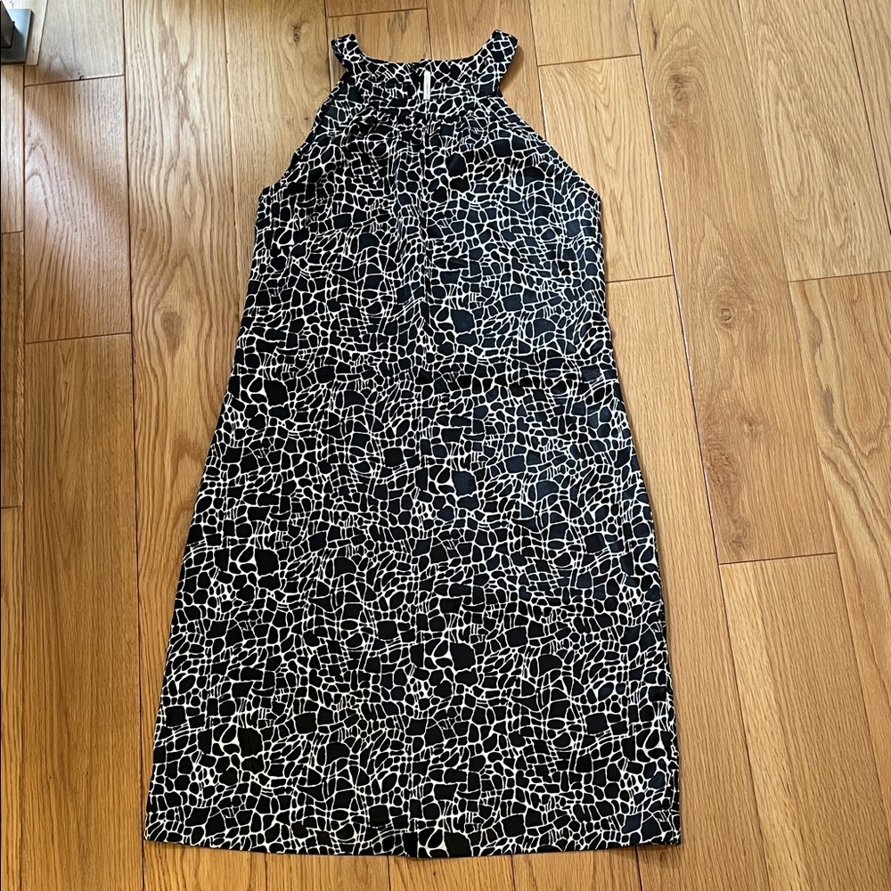 Twelfth Street by Cynthia Vincent Black and White Shift Dress